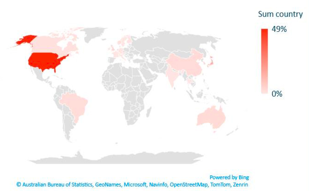 World-Vegan-Index---Geography-Breakdown World Vegan Index - Geography Breakdown